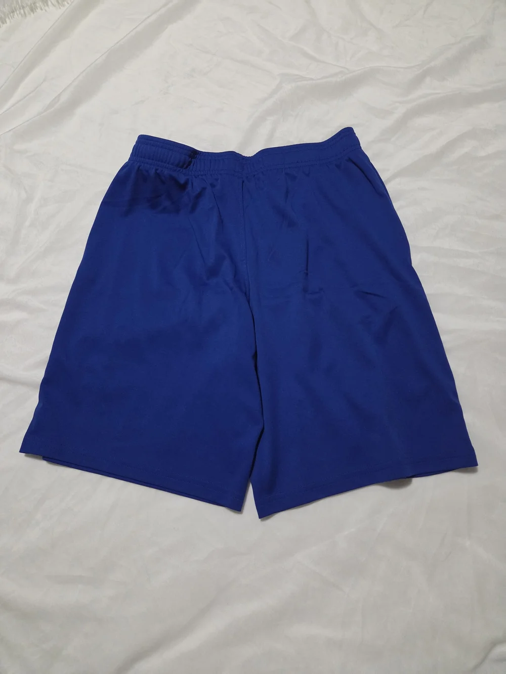 Under Armour Men's Blue Performance Athletic Shorts with Bold Logo